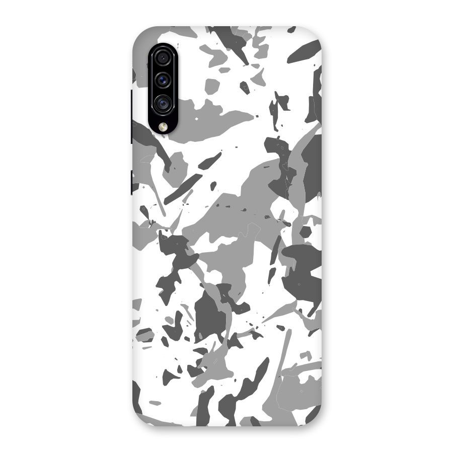 Grey Camouflage Army Back Case for Galaxy A30s