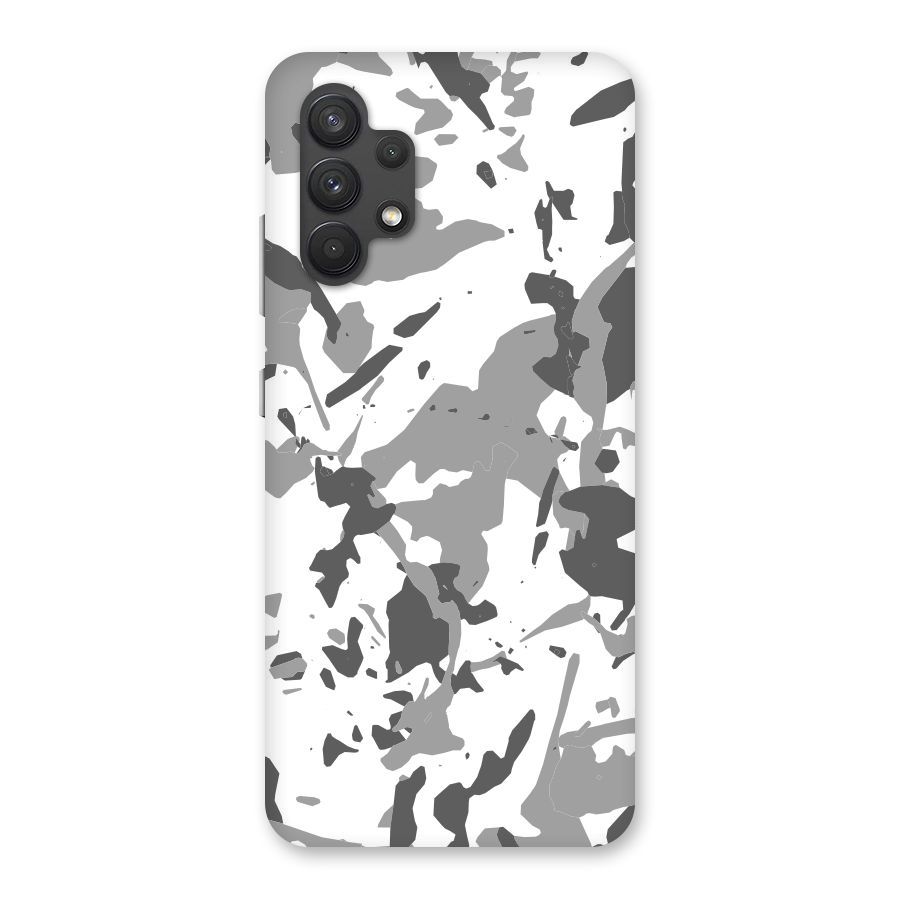 Grey Camouflage Army Back Case for Galaxy A32