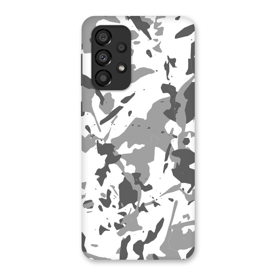 Grey Camouflage Army Back Case for Galaxy A33 5G