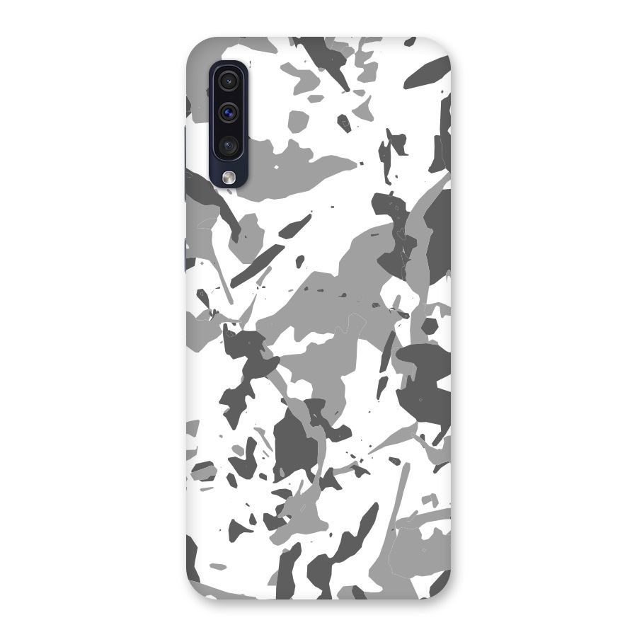 Grey Camouflage Army Back Case for Galaxy A50s