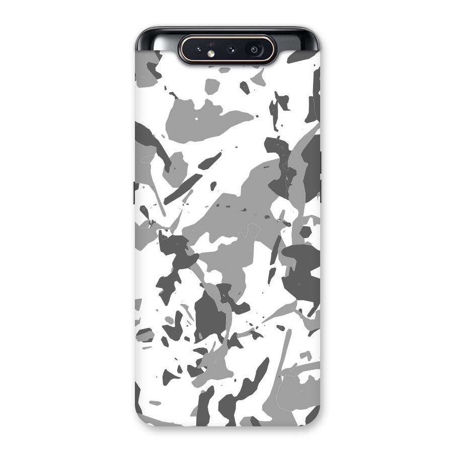 Grey Camouflage Army Back Case for Galaxy A80