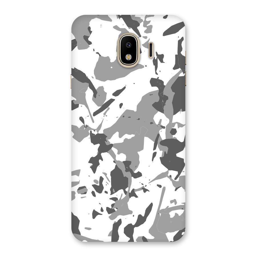 Grey Camouflage Army Back Case for Galaxy J4