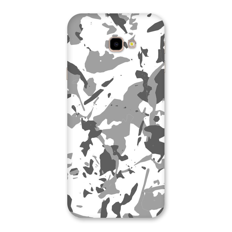 Grey Camouflage Army Back Case for Galaxy J4 Plus