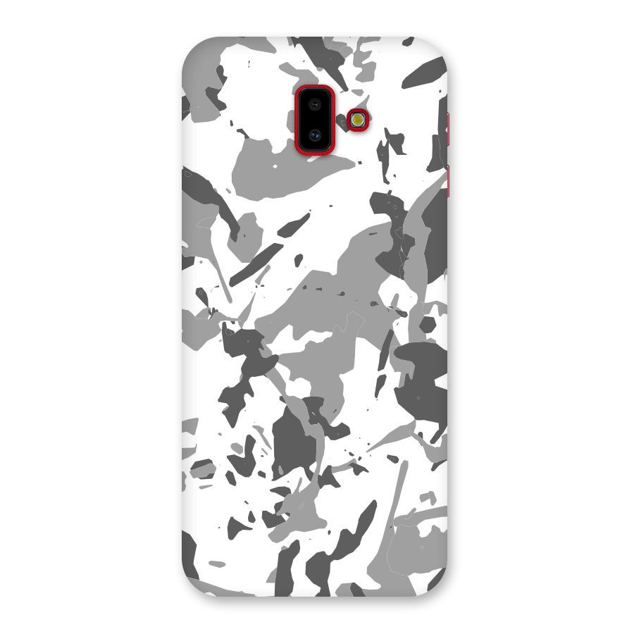 Grey Camouflage Army Back Case for Galaxy J6 Plus