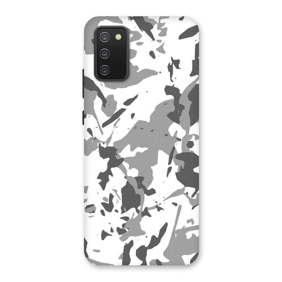 Grey Camouflage Army Back Case for Galaxy M02s