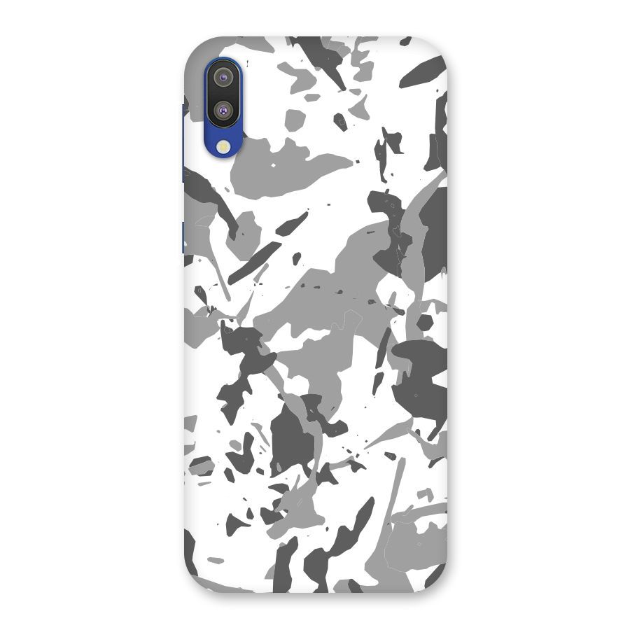 Grey Camouflage Army Back Case for Galaxy M10