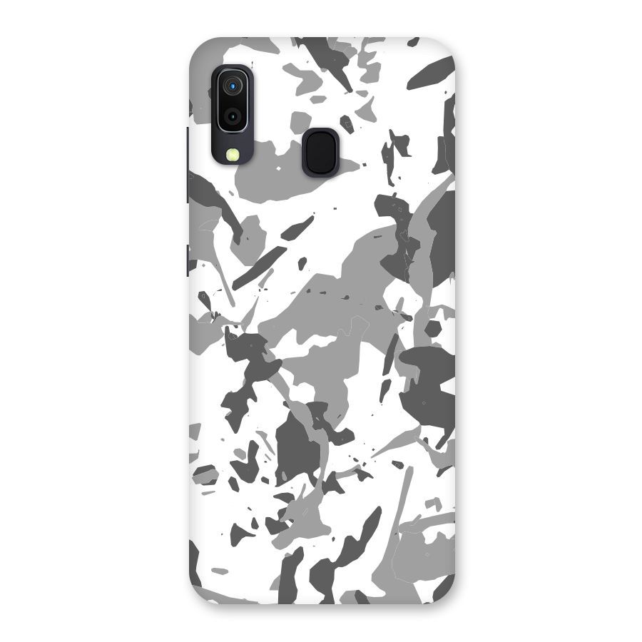 Grey Camouflage Army Back Case for Galaxy M10s