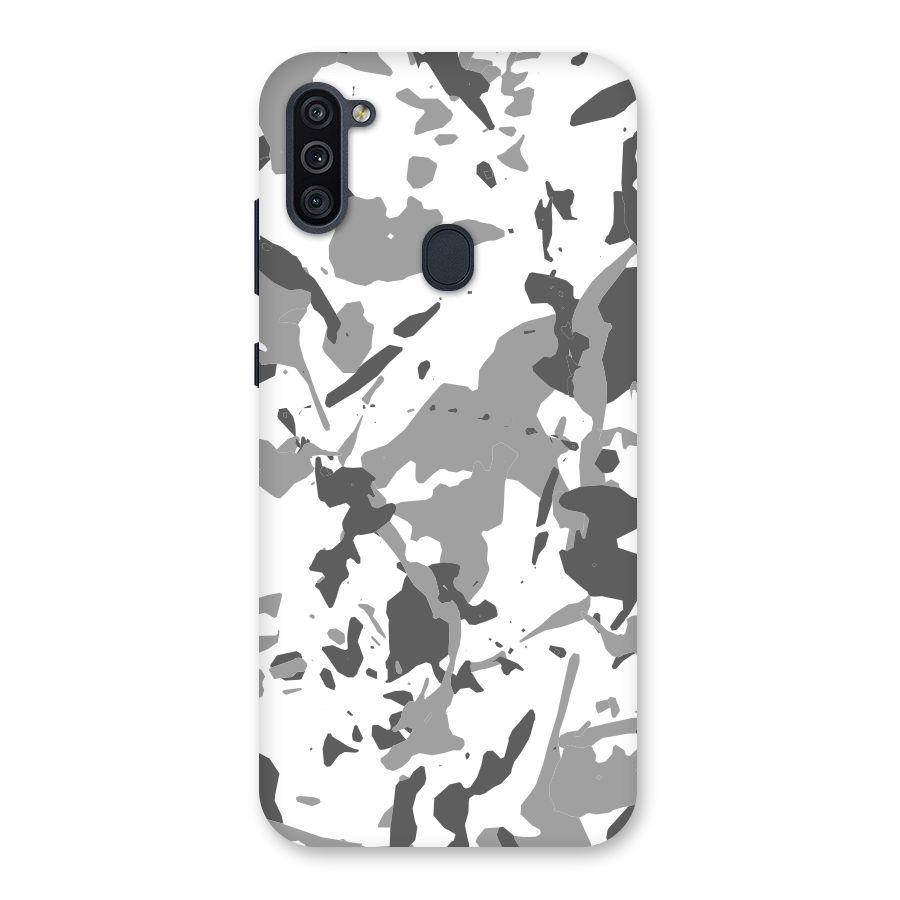Grey Camouflage Army Back Case for Galaxy M11