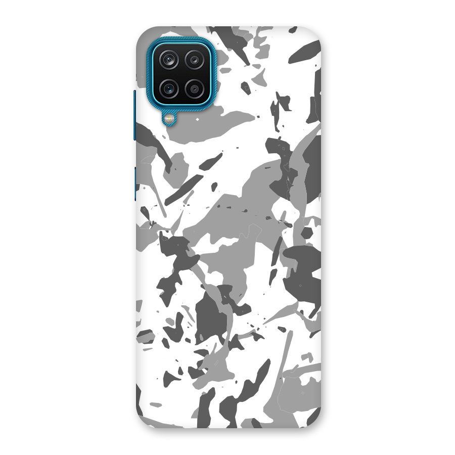 Grey Camouflage Army Back Case for Galaxy M12