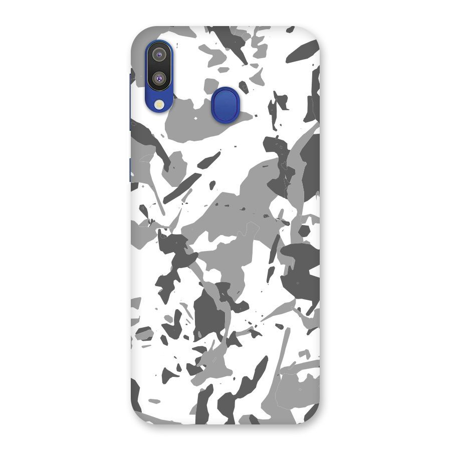 Grey Camouflage Army Back Case for Galaxy M20
