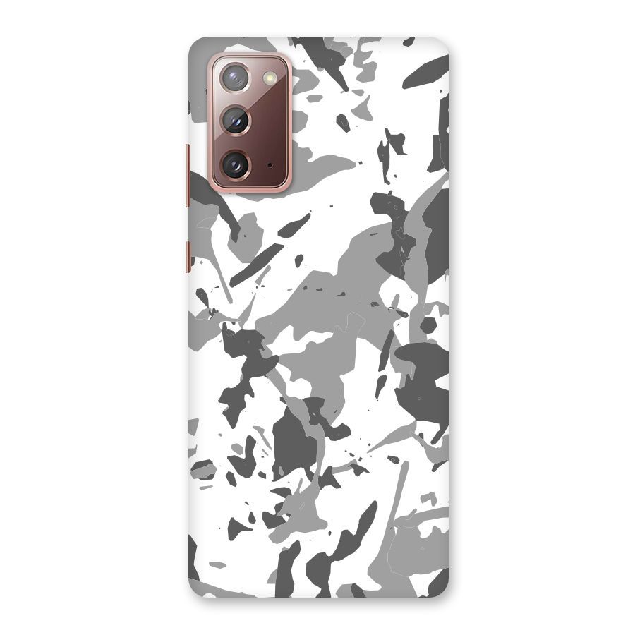 Grey Camouflage Army Back Case for Galaxy Note 20