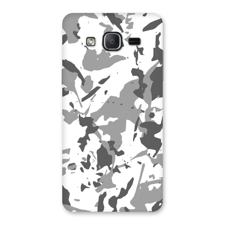 Grey Camouflage Army Back Case for Galaxy On7 2015
