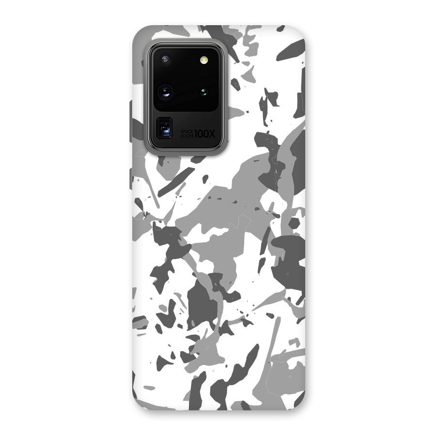 Grey Camouflage Army Back Case for Galaxy S20 Ultra