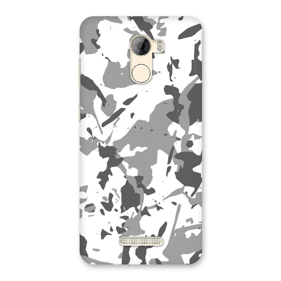 Grey Camouflage Army Back Case for Gionee A1 LIte