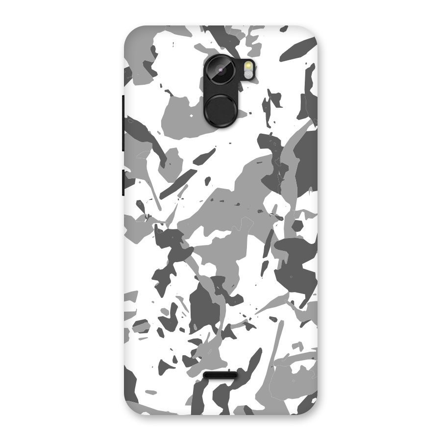 Grey Camouflage Army Back Case for Gionee X1