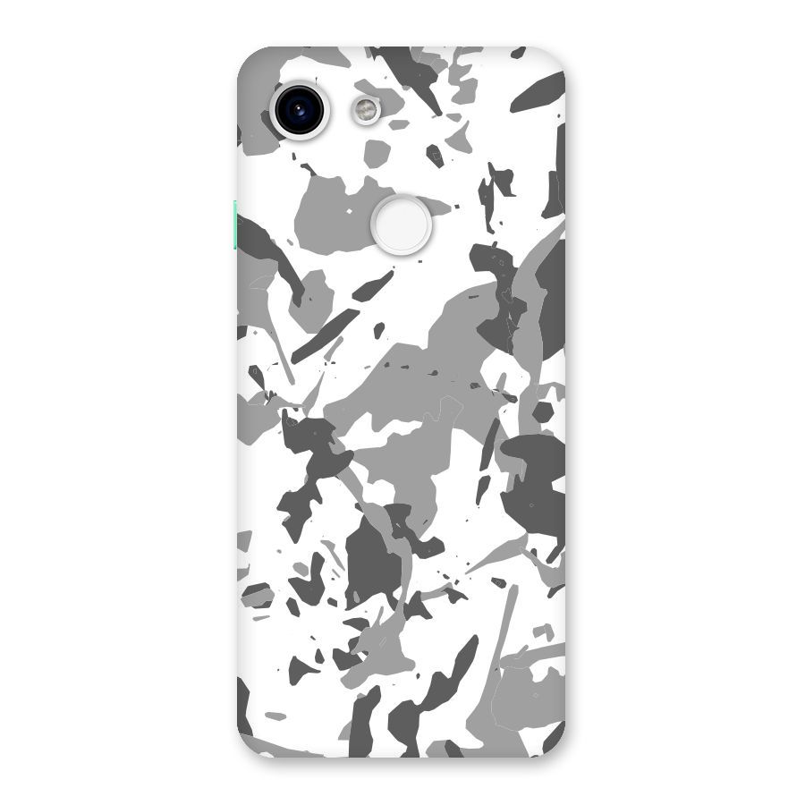 Grey Camouflage Army Back Case for Google Pixel 3
