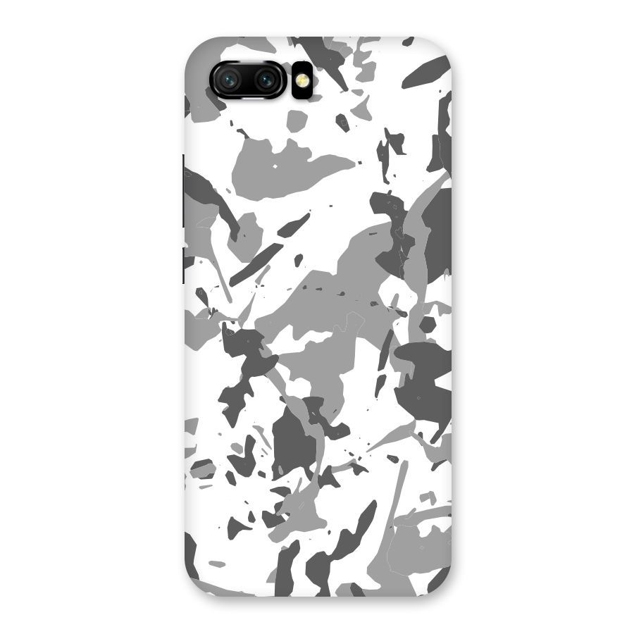 Grey Camouflage Army Back Case for Honor 10