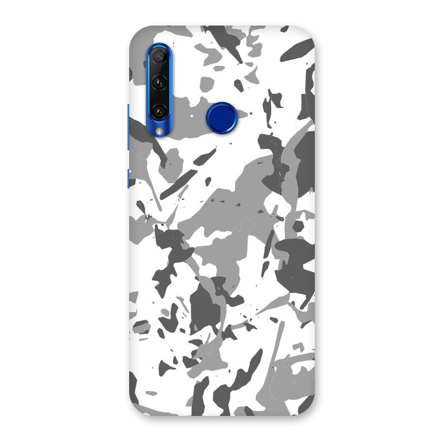 Grey Camouflage Army Back Case for Honor 20i