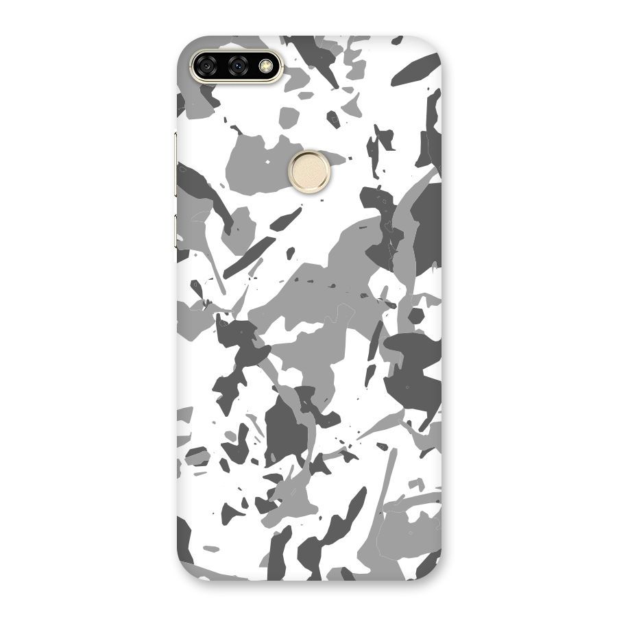 Grey Camouflage Army Back Case for Honor 7A