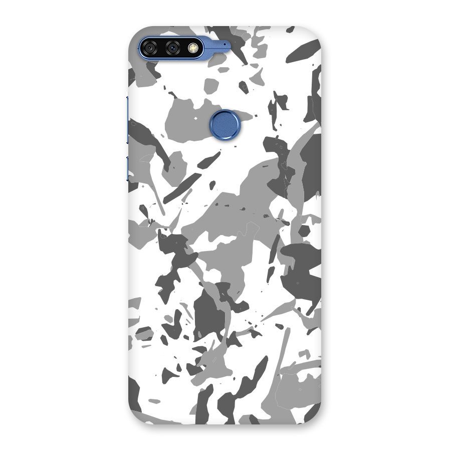Grey Camouflage Army Back Case for Honor 7C