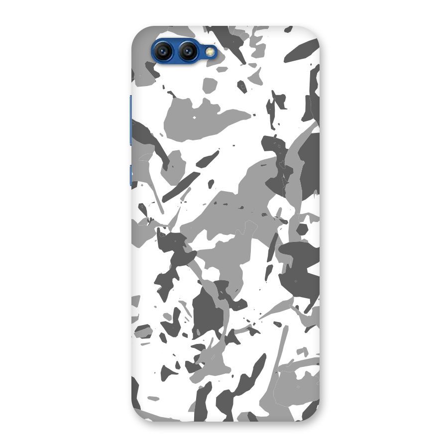 Grey Camouflage Army Back Case for Honor View 10
