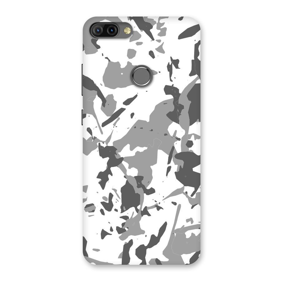 Grey Camouflage Army Back Case for Infinix Hot 6 Pro