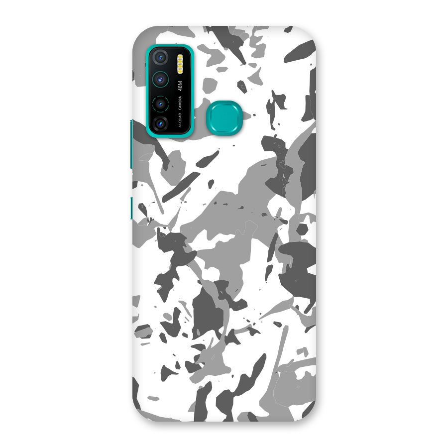 Grey Camouflage Army Back Case for Infinix Hot 9 Pro