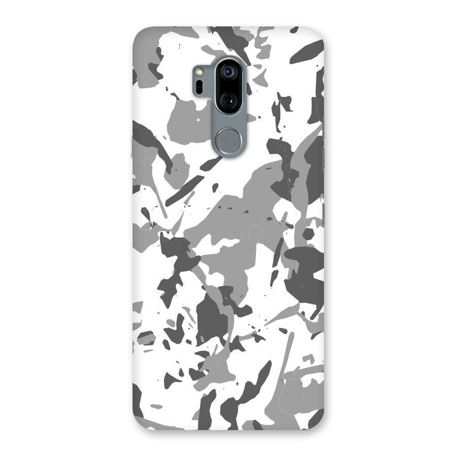 Grey Camouflage Army Back Case for LG G7