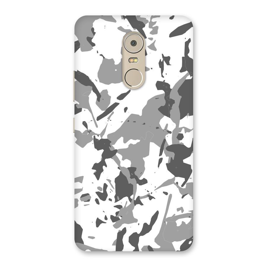 Grey Camouflage Army Back Case for Lenovo K6 Note