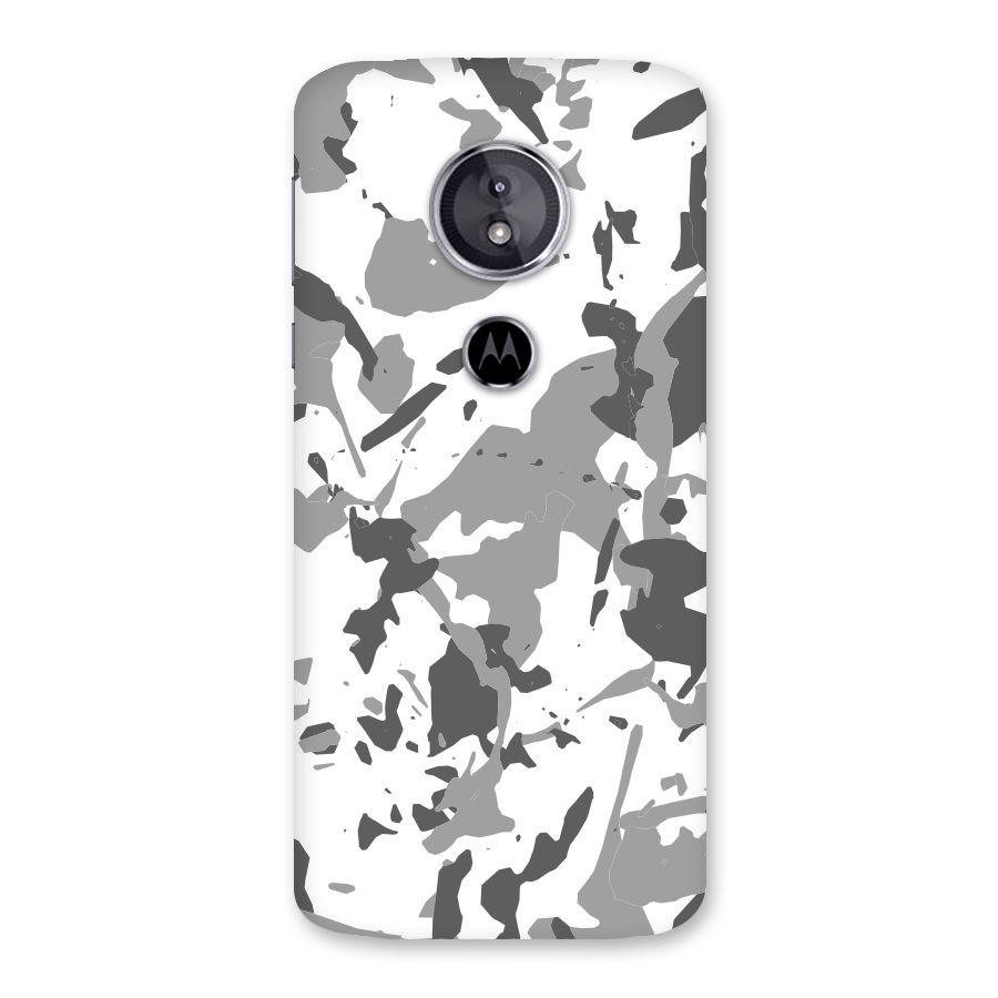 Grey Camouflage Army Back Case for Moto E5