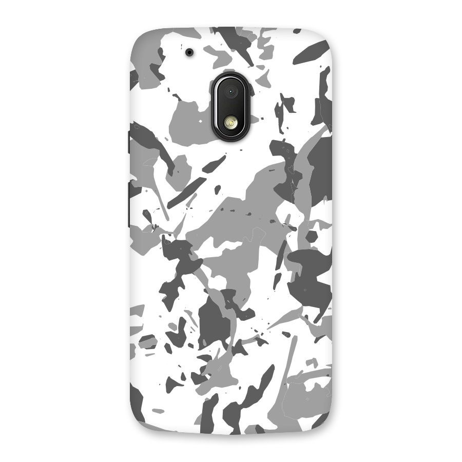 Grey Camouflage Army Back Case for Moto G4 Play
