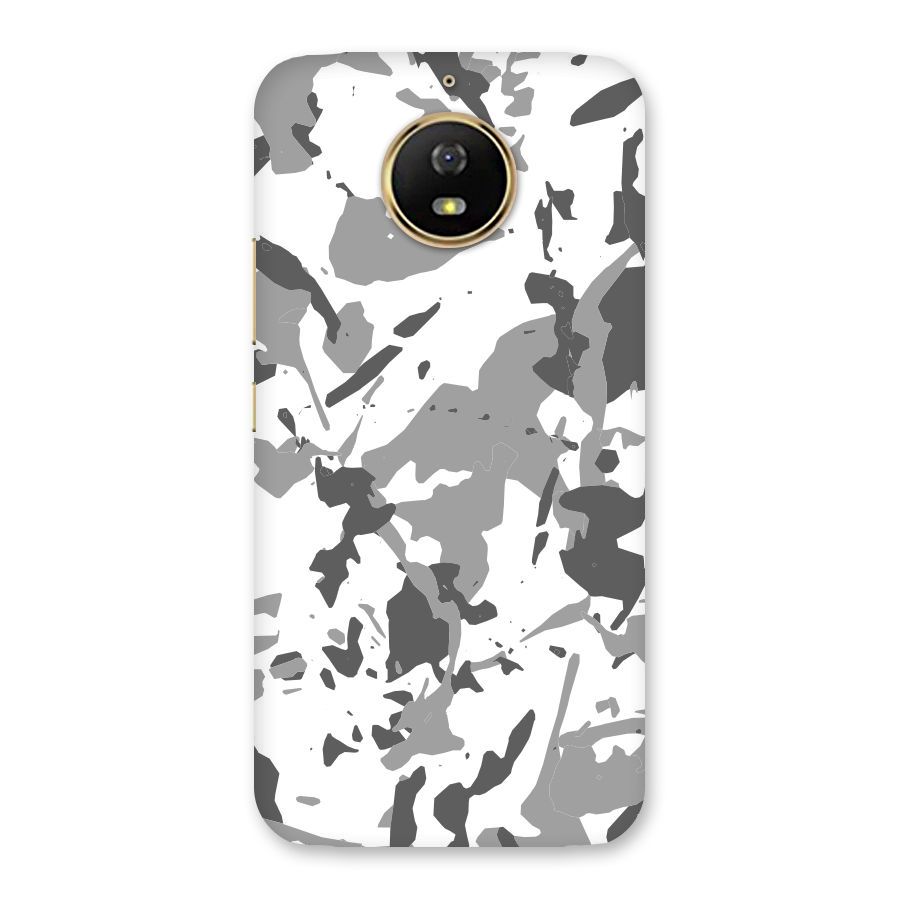 Grey Camouflage Army Back Case for Moto G5s