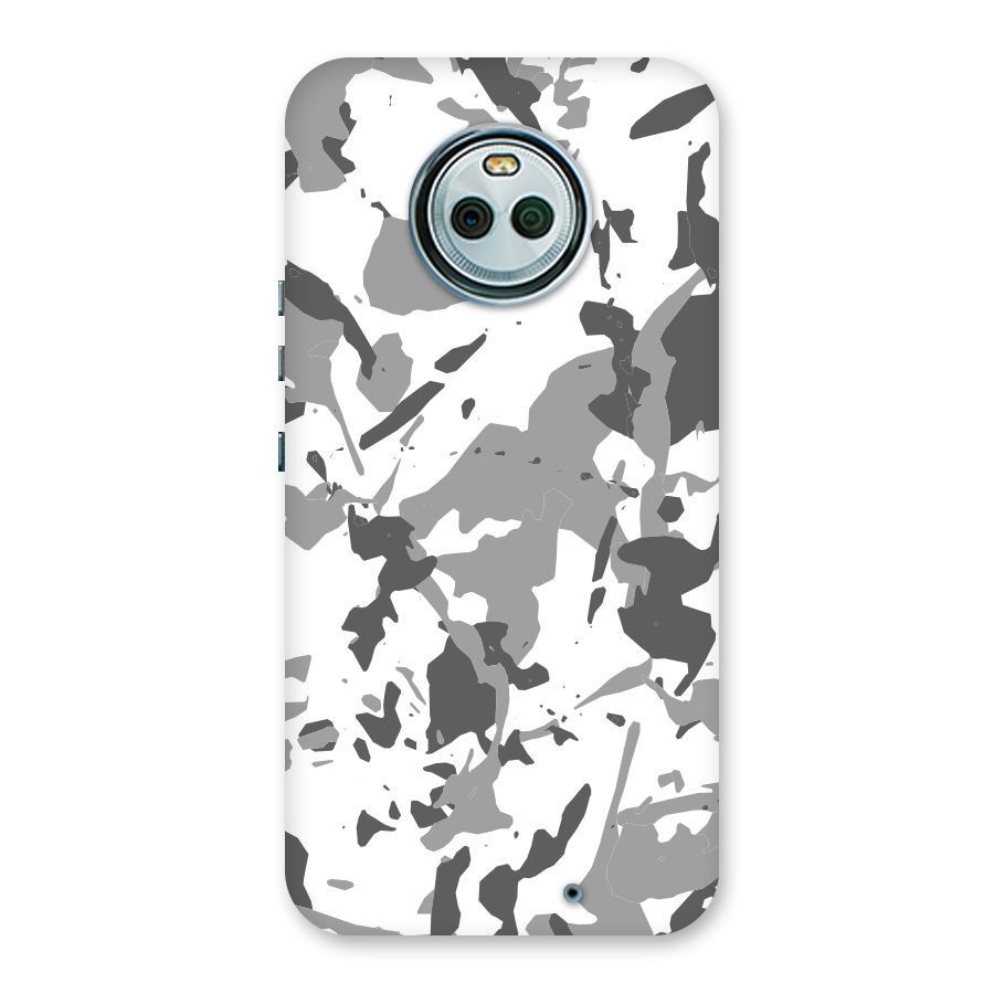 Grey Camouflage Army Back Case for Moto X4
