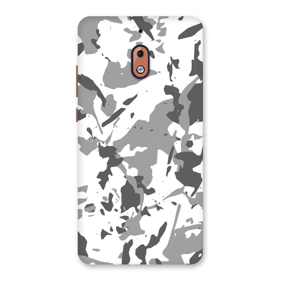 Grey Camouflage Army Back Case for Nokia 2.1