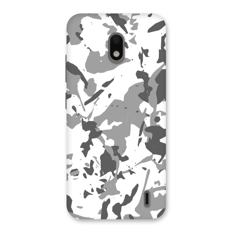 Grey Camouflage Army Back Case for Nokia 2.2