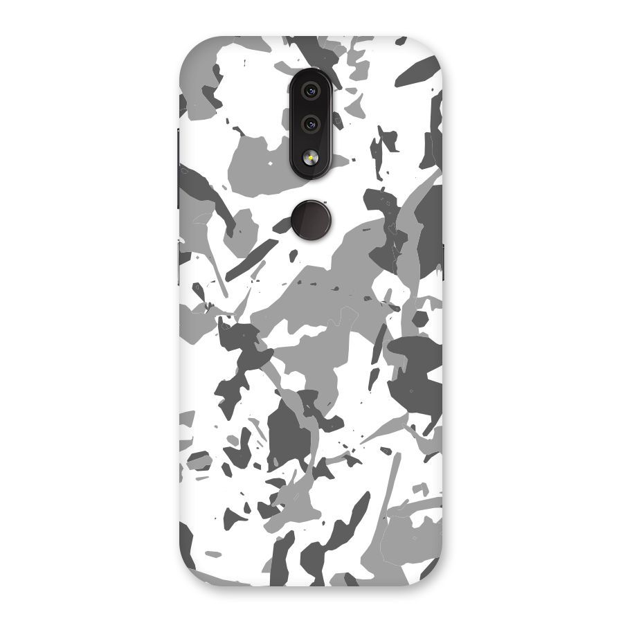 Grey Camouflage Army Back Case for Nokia 4.2