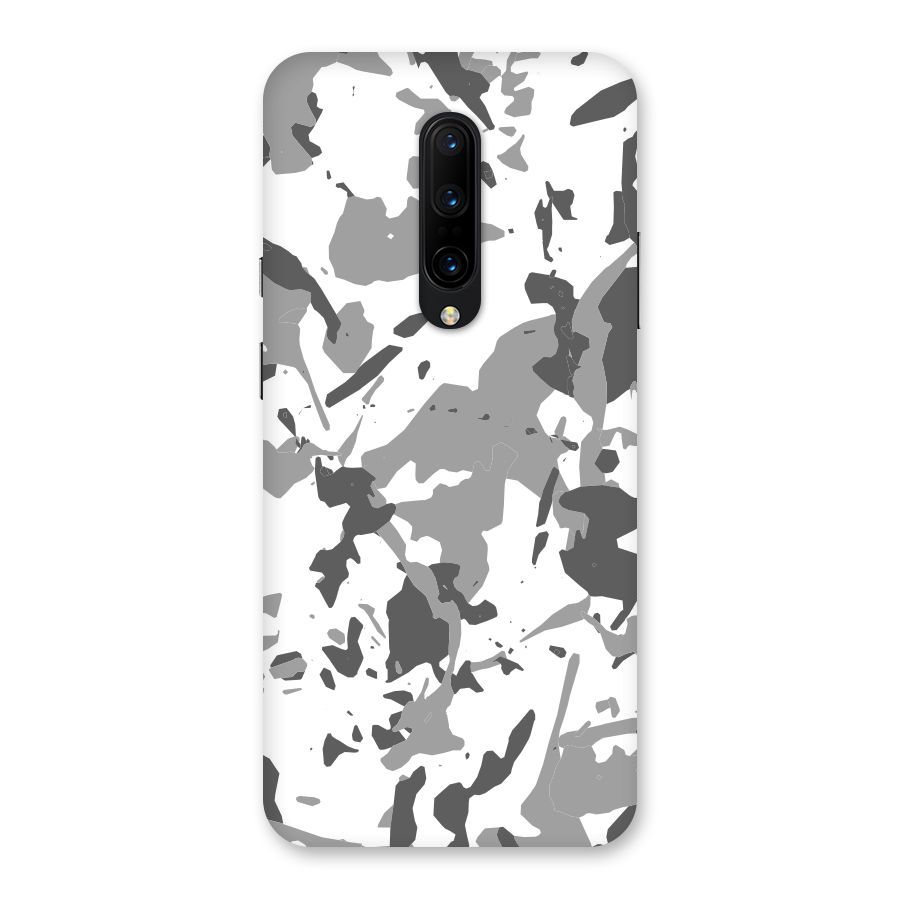 Grey Camouflage Army Back Case for OnePlus 7 Pro