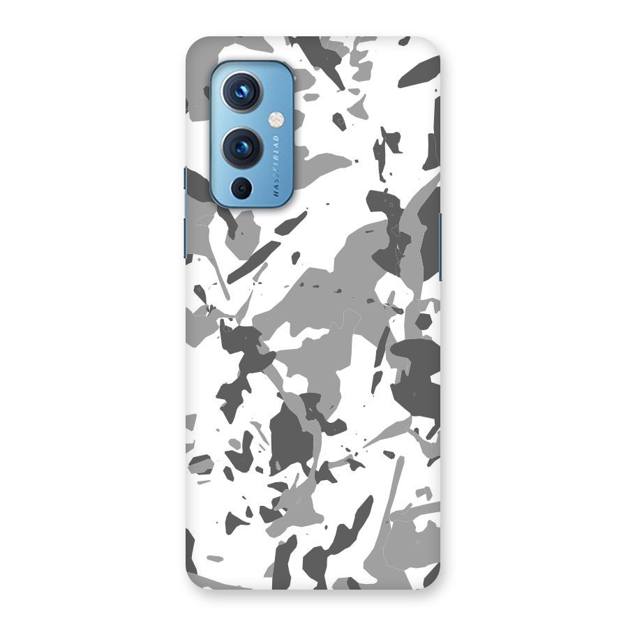Grey Camouflage Army Back Case for OnePlus 9