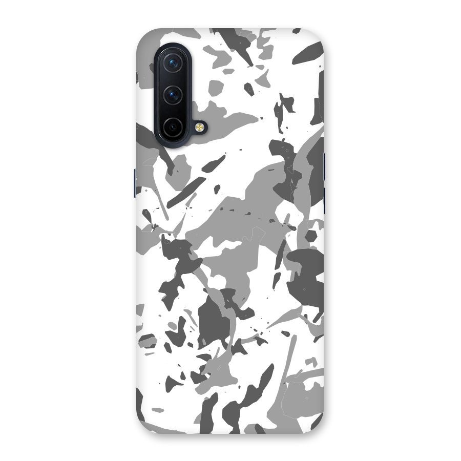 Grey Camouflage Army Back Case for OnePlus Nord CE 5G