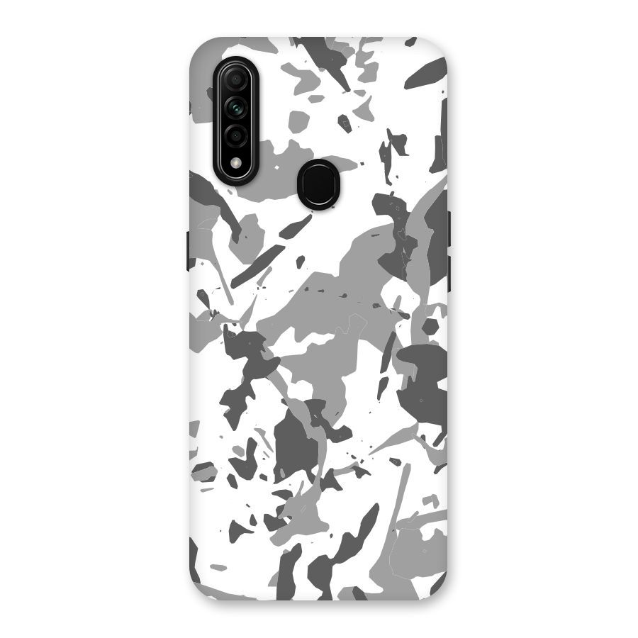Grey Camouflage Army Back Case for Oppo A31