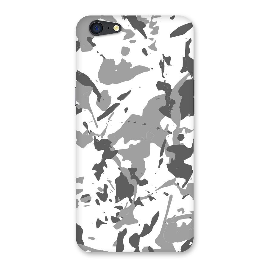 Grey Camouflage Army Back Case for Oppo A71