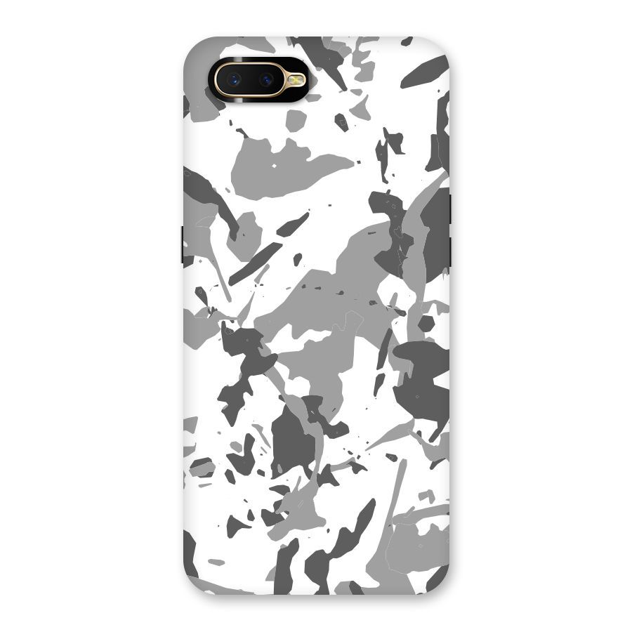 Grey Camouflage Army Back Case for Oppo K1