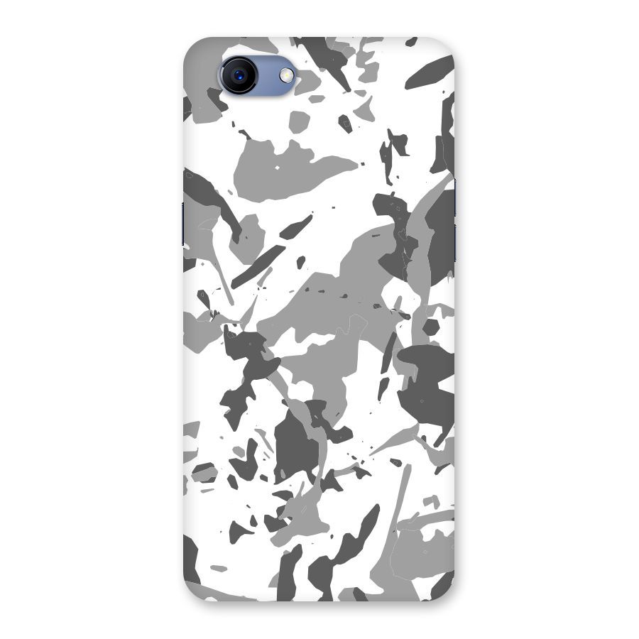 Grey Camouflage Army Back Case for Oppo Realme 1