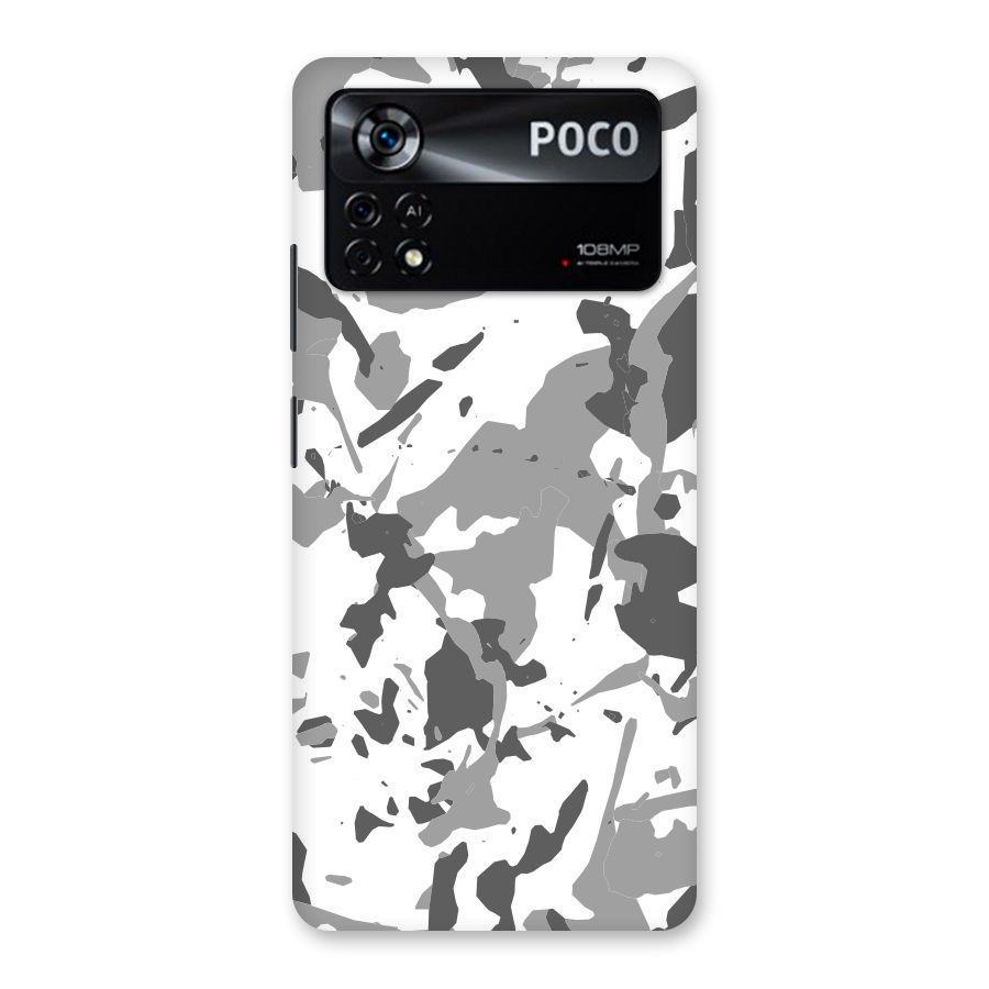 Grey Camouflage Army Back Case for Poco X4 Pro 5G