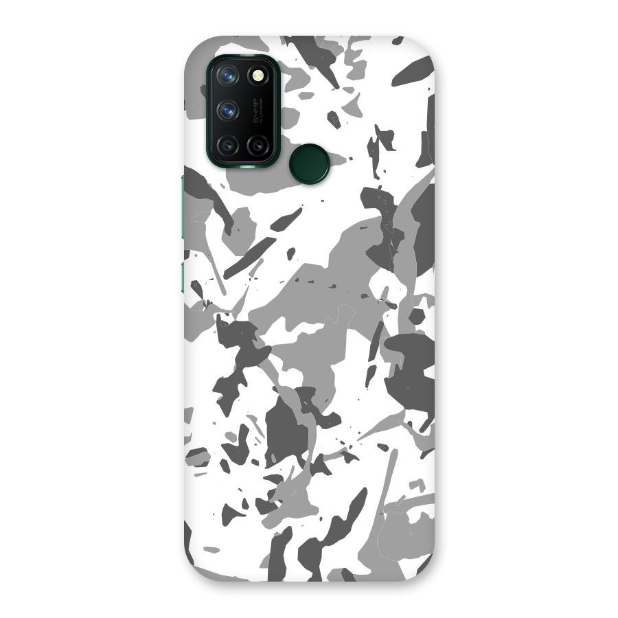 Grey Camouflage Army Back Case for Realme 7i
