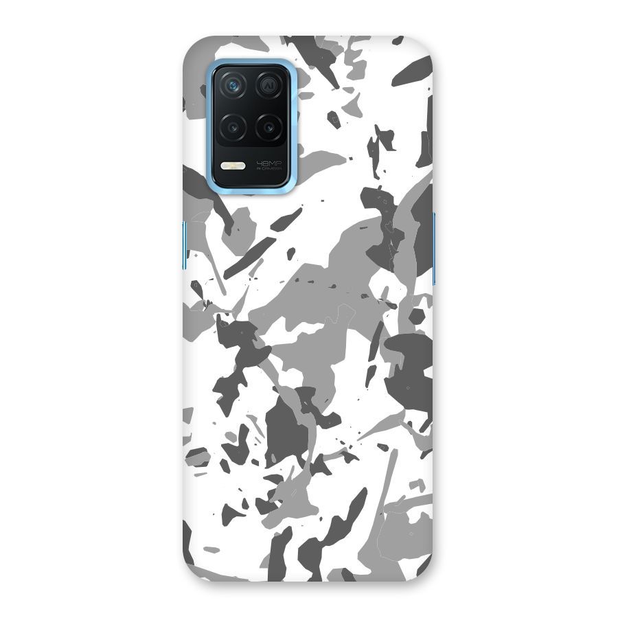 Grey Camouflage Army Back Case for Realme 8 5G