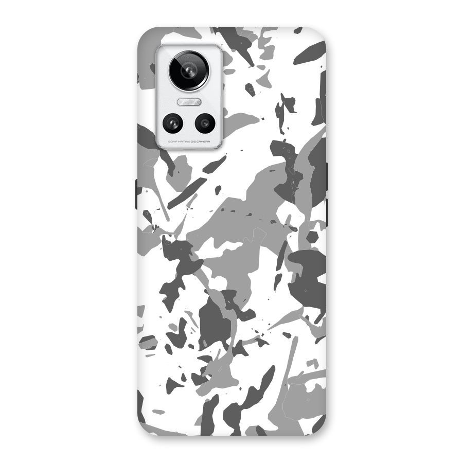 Grey Camouflage Army Back Case for Realme GT Neo 3