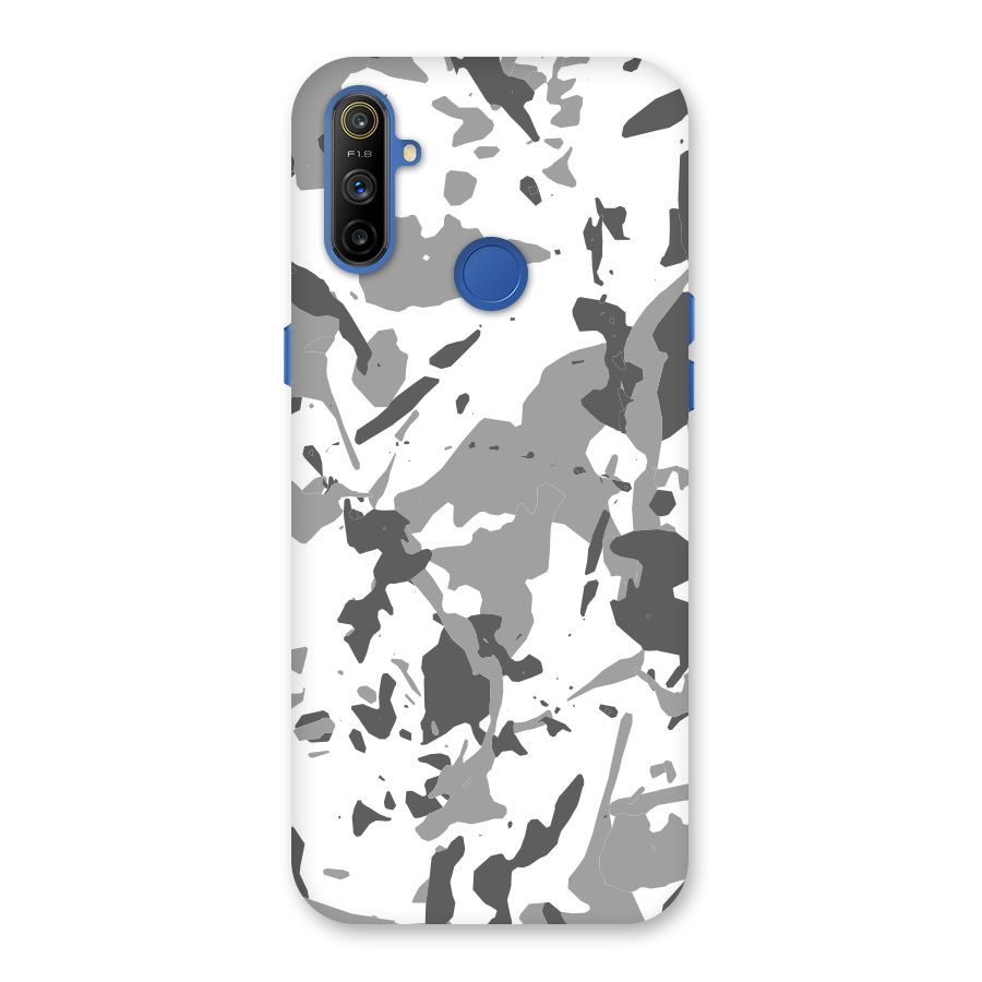 Grey Camouflage Army Back Case for Realme Narzo 10A