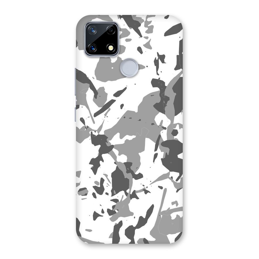 Grey Camouflage Army Back Case for Realme Narzo 20