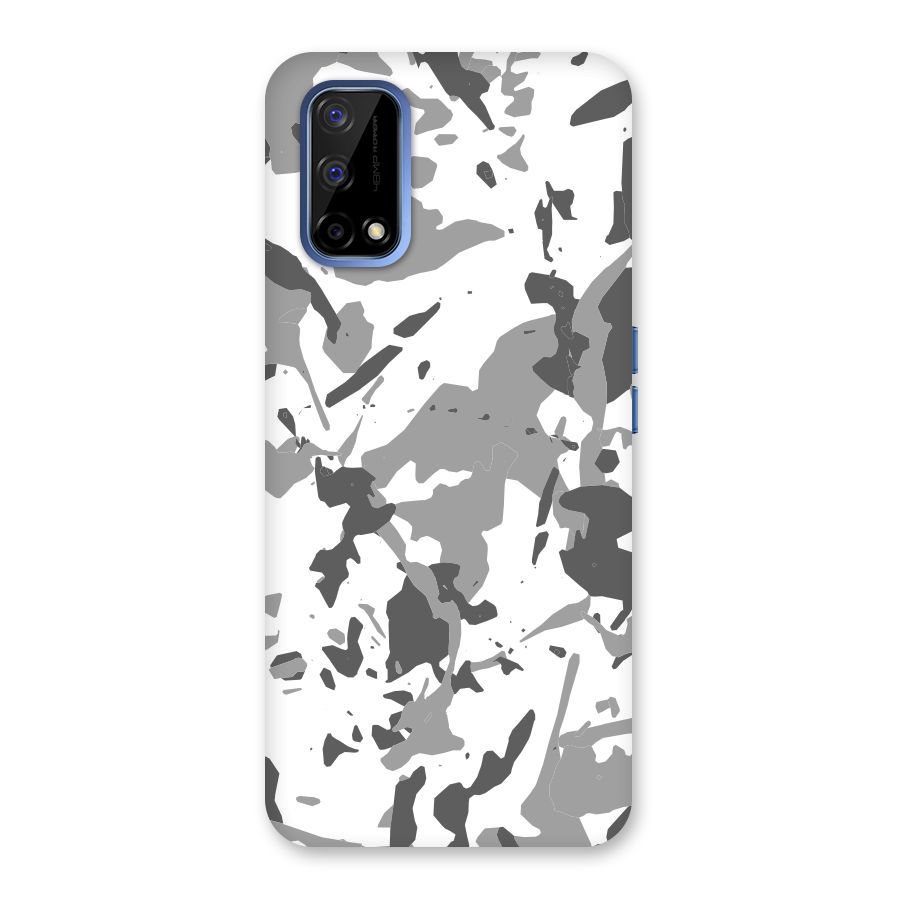 Grey Camouflage Army Back Case for Realme Narzo 30 Pro